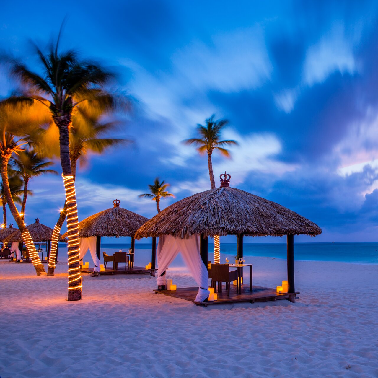 Restaurante Elements diante do mar em Aruba
