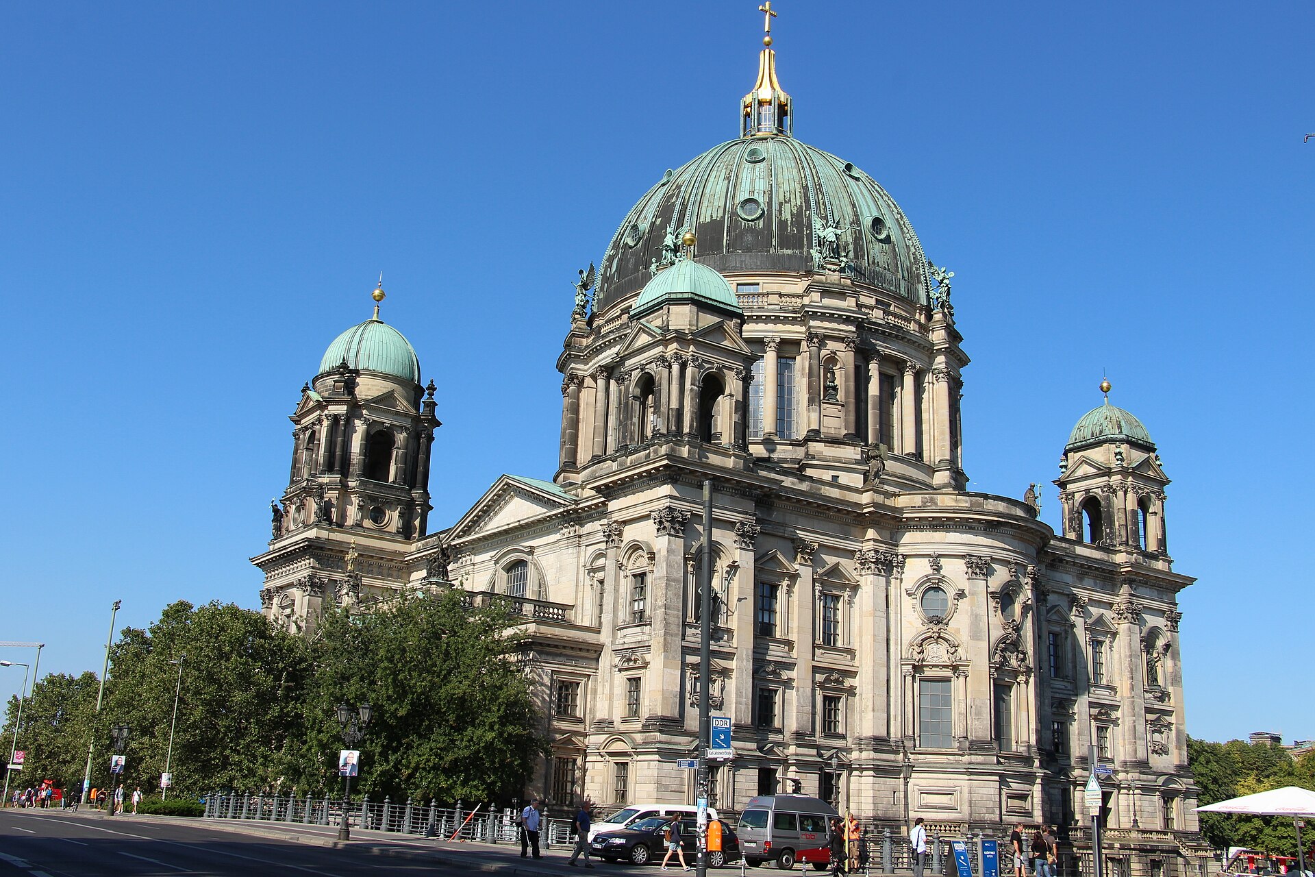 Fachada e cupula do Berliner Dom