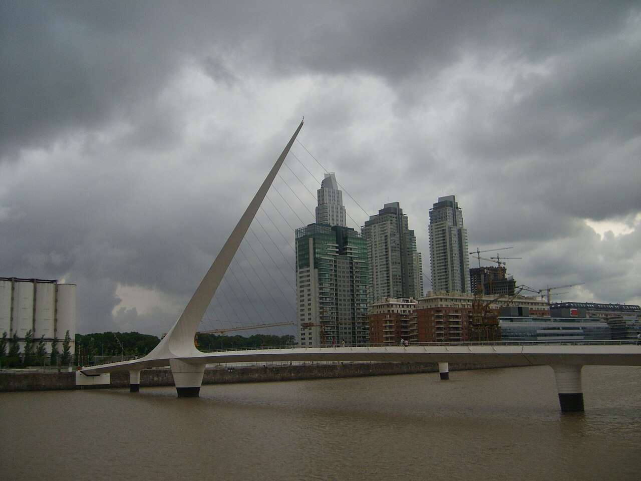 Puente de la Mujer em Puerto Madero