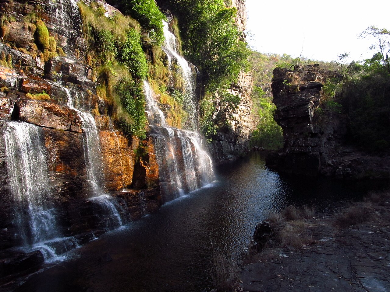 Queda da Cachoeira Almecegas