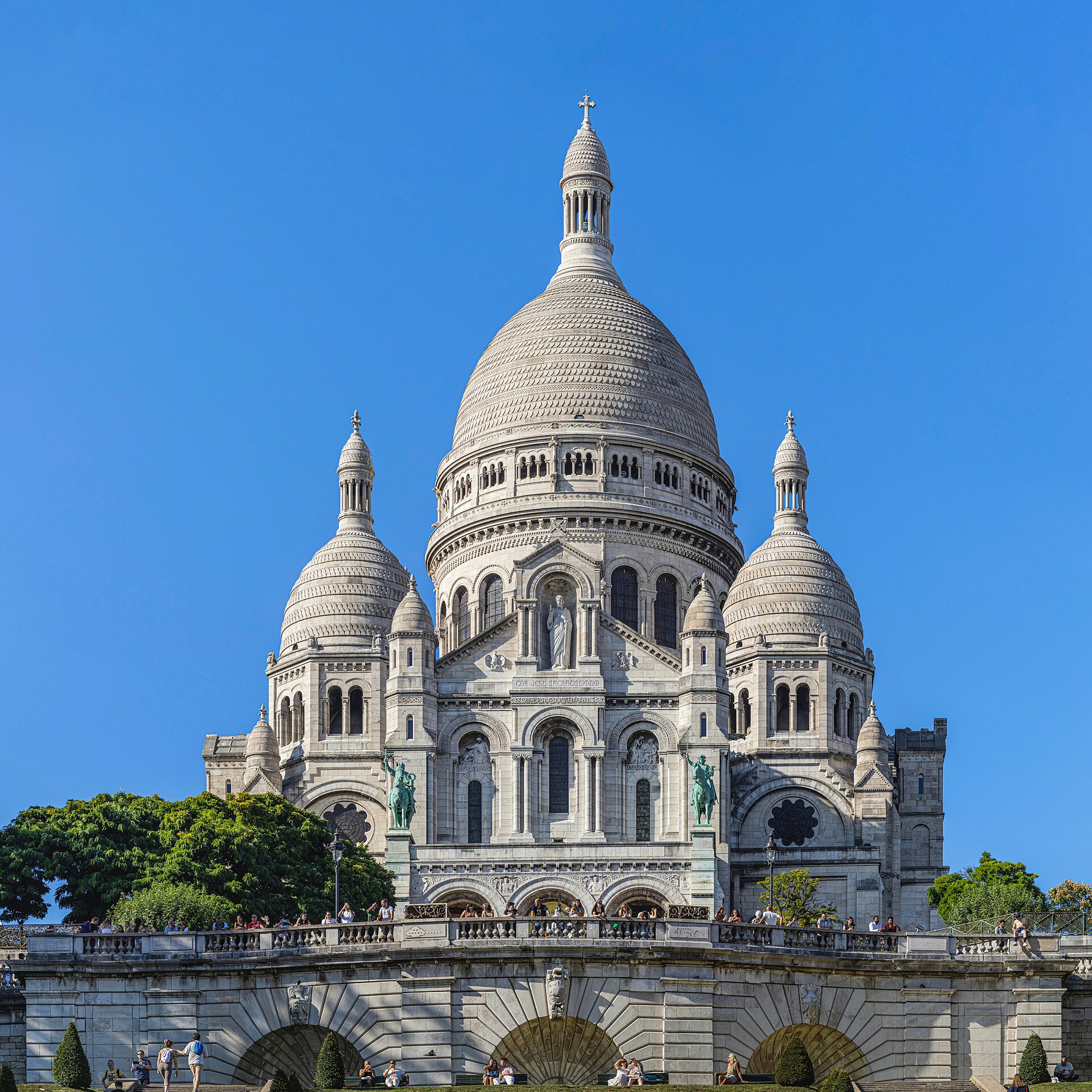 Basilica do Sacre-Coeur em Montmartre